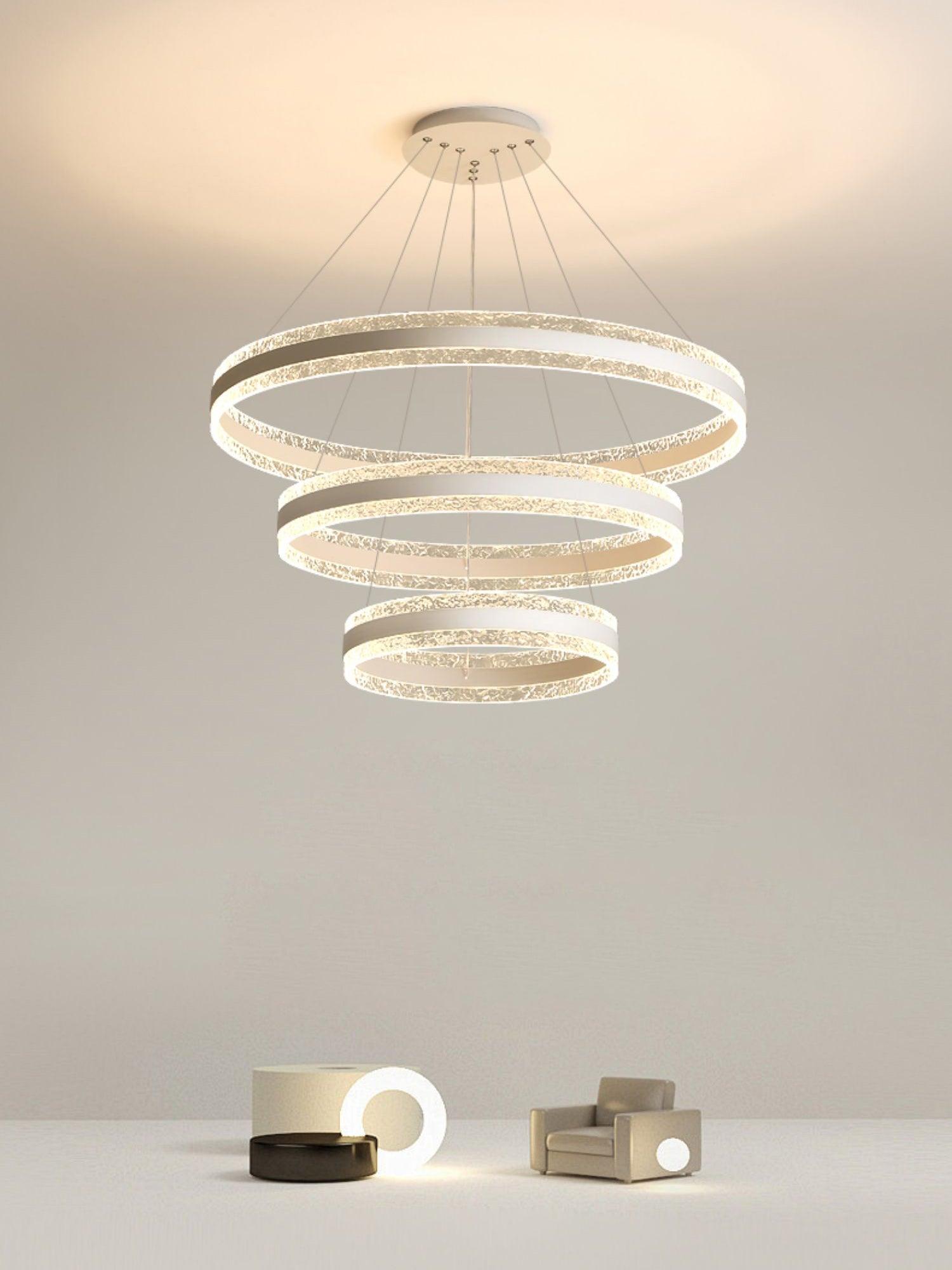 Lustra Suspension Lampe Cercles LED Modernes - Neutralighting