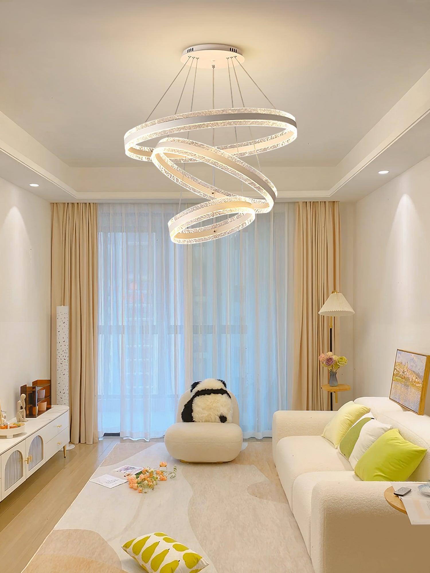 Lustra Suspension Lampe Cercles LED Modernes - Neutralighting