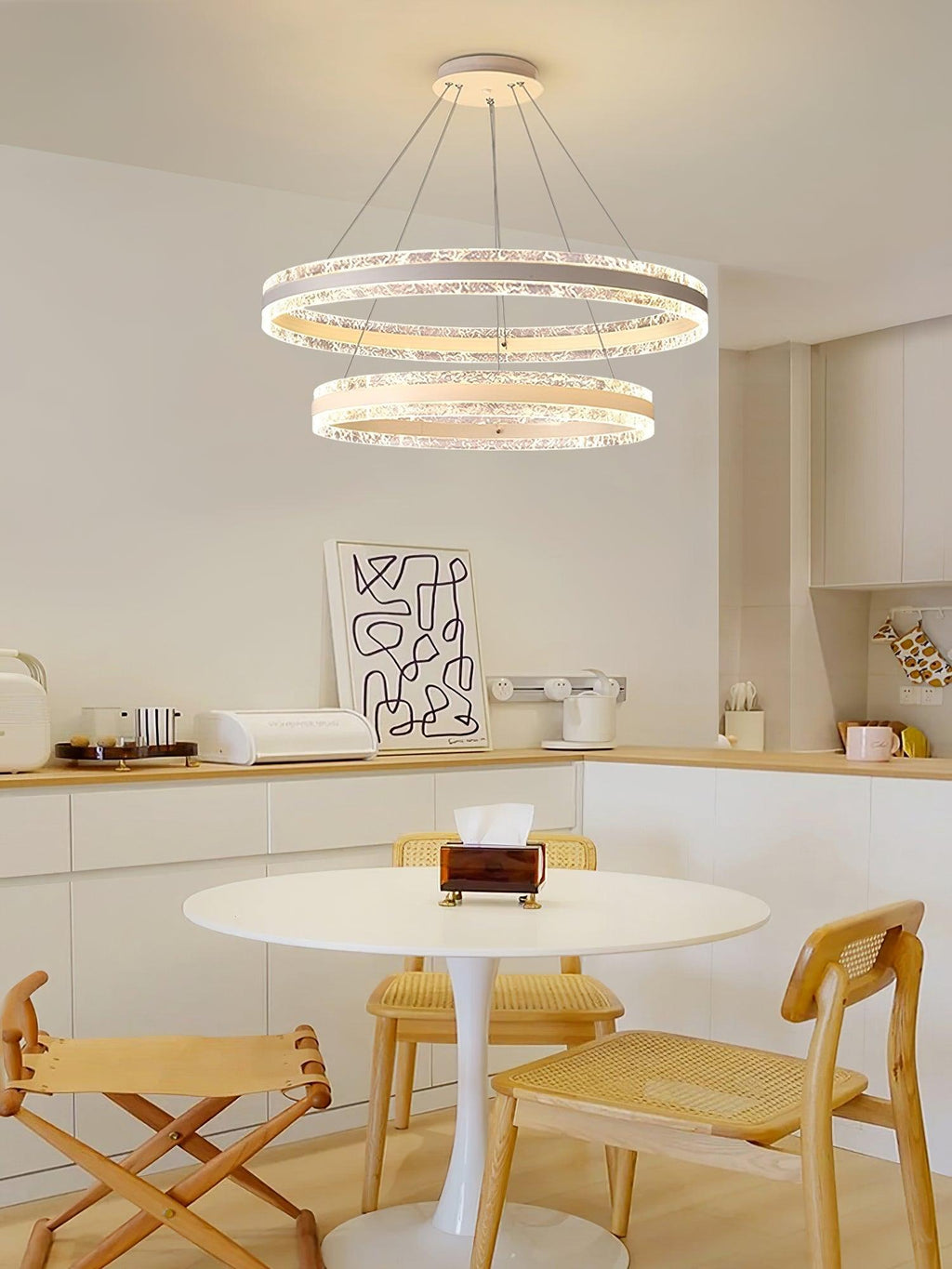 Lustra Suspension Lampe Cercles LED Modernes - Neutralighting