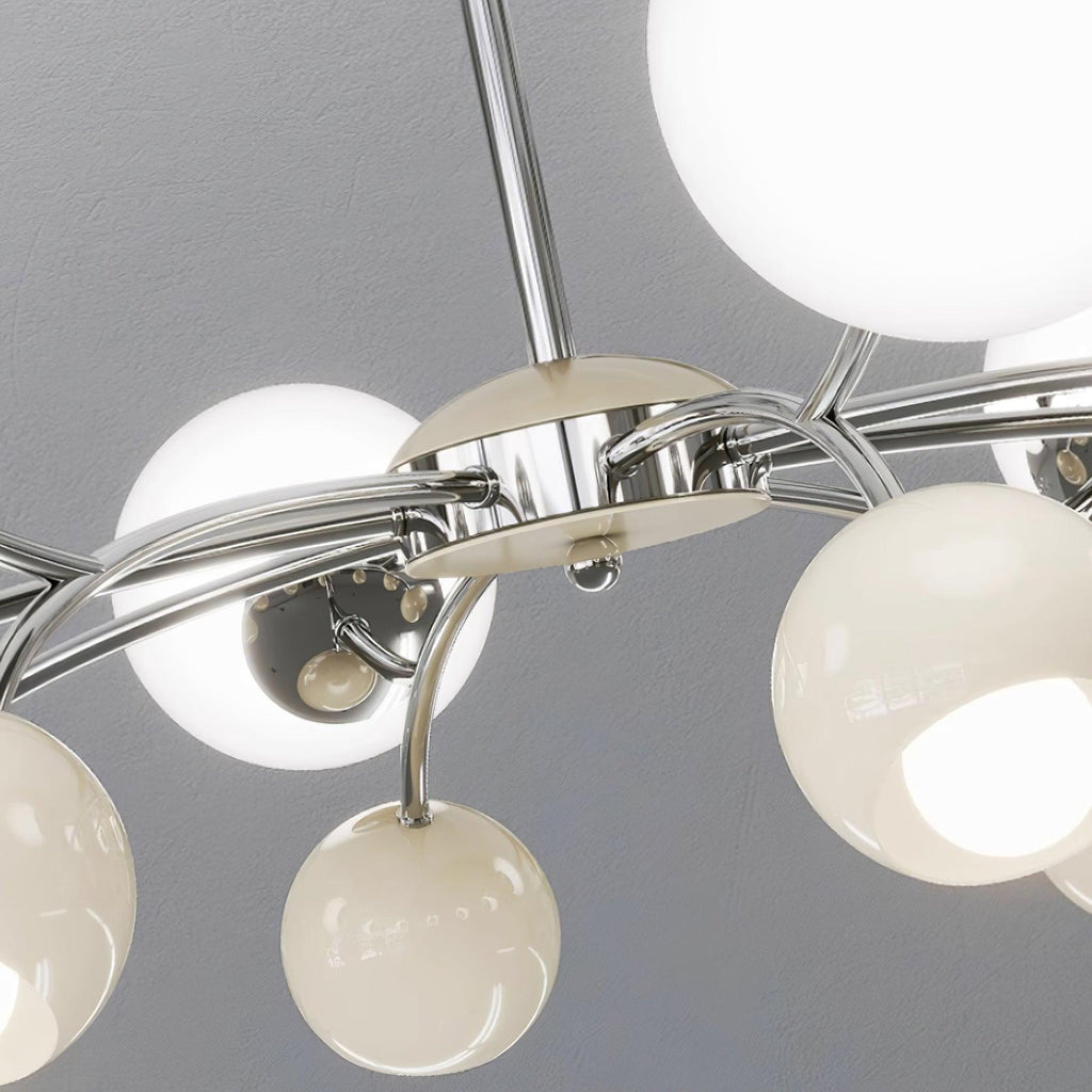 Lumi Chandelier Minimaliste en Verre - Neutralighting