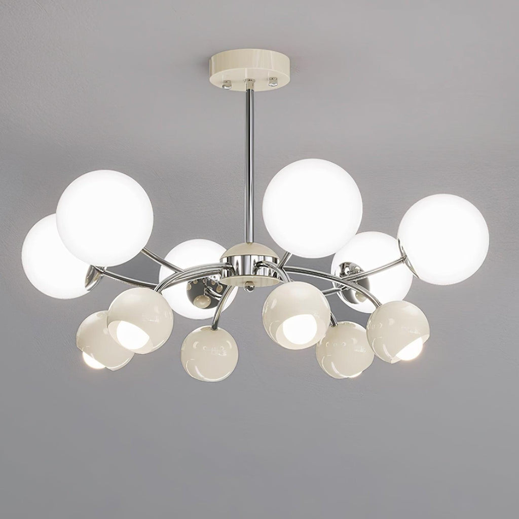 Lumi Chandelier Minimaliste en Verre - Neutralighting