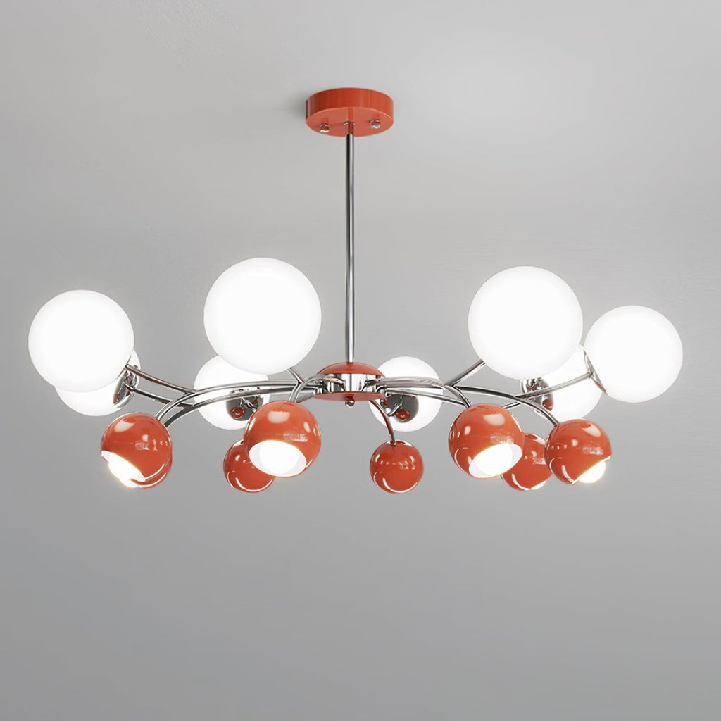 Lumi Chandelier Minimaliste en Verre - Neutralighting