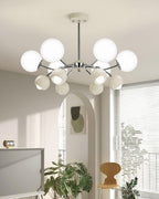 Lumi Chandelier Minimaliste en Verre - Neutralighting