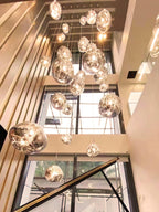 Lustra Suspension Luminaire Moderne Verre Lava - Neutralighting