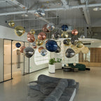Solara Suspension en Verre Soufflé Cluster Irrégulier Sculptural - Neutralighting