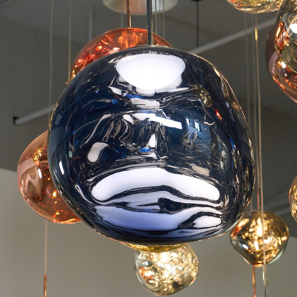 Solara Suspension en Verre Soufflé Cluster Irrégulier Sculptural - Neutralighting
