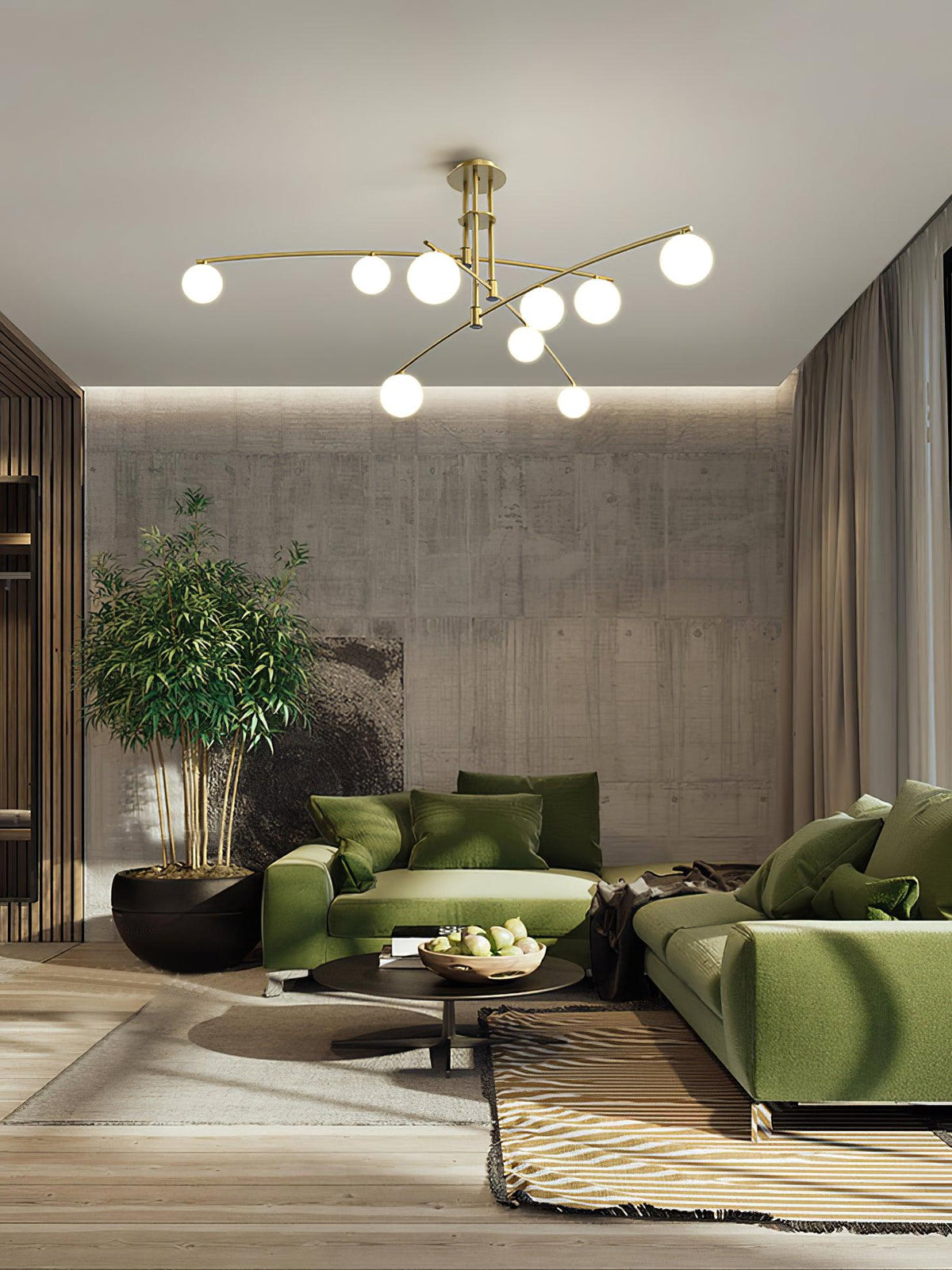 Lustra Chandelier à Long Bras Moderne 6 Lumières - Neutralighting