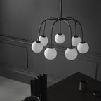 Elphaia Chandelier Vintage Moderne Pieuvre Verre Noir - Neutralighting