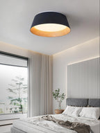 Solara Plafonnier Cylindre Cannelé Bois Élégant Contemporain - Neutralighting