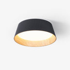 Solara Plafonnier Cylindre Cannelé Bois Élégant Contemporain - Neutralighting