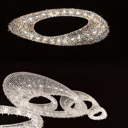 Aeliora Orné Crystal Suspension Lumière - Neutralighting