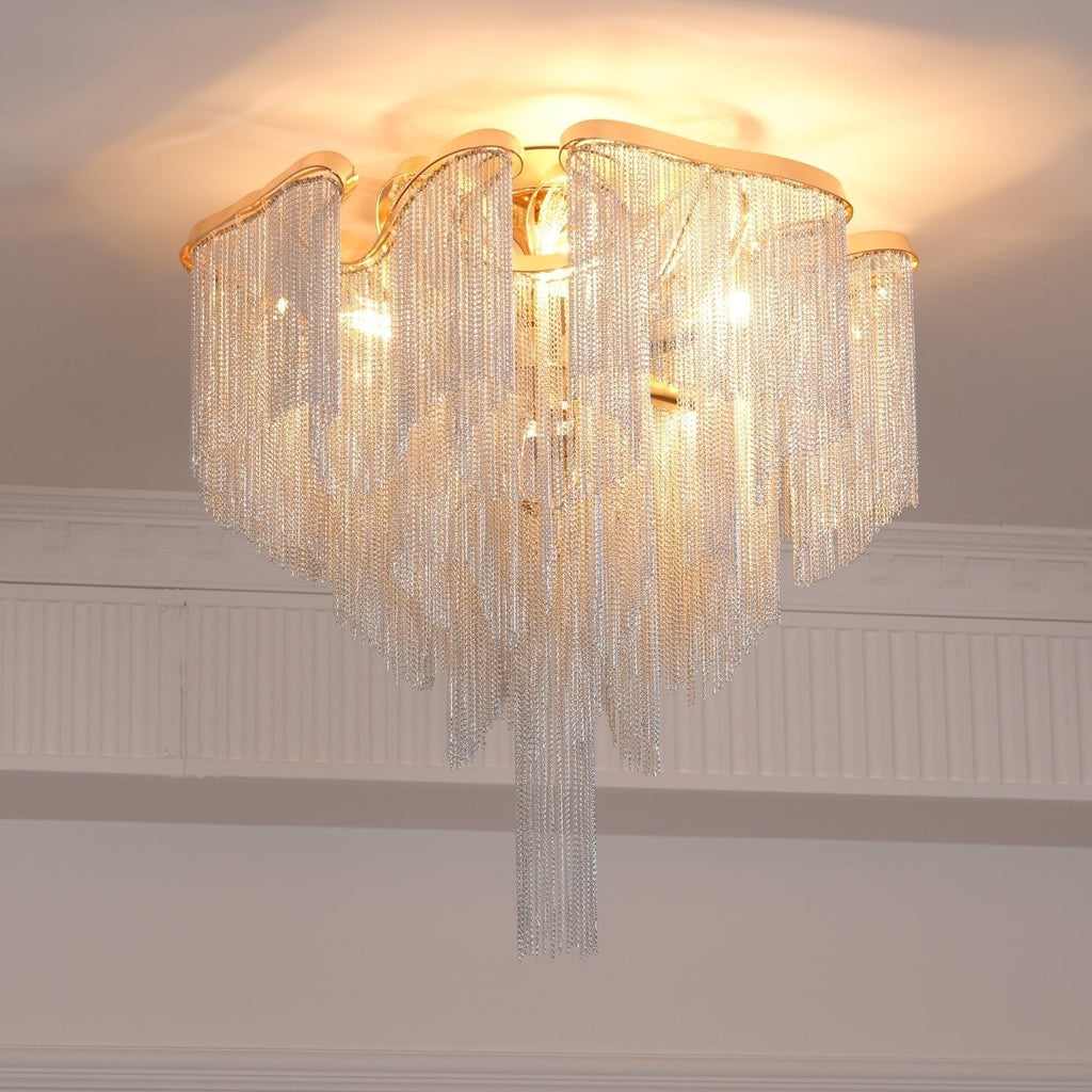 Lustra Plafonnier Moderne Art Frange - Neutralighting