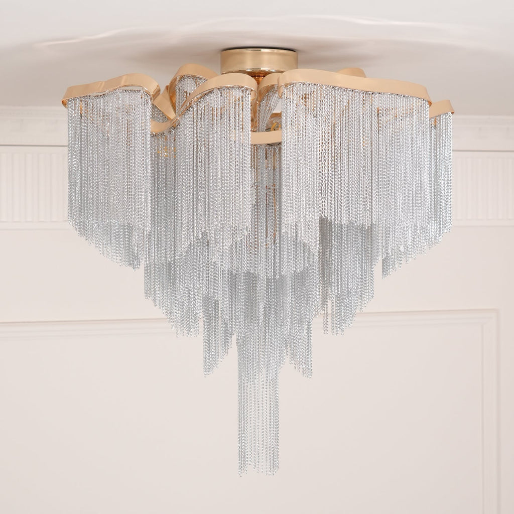 Lustra Plafonnier Moderne Art Frange - Neutralighting