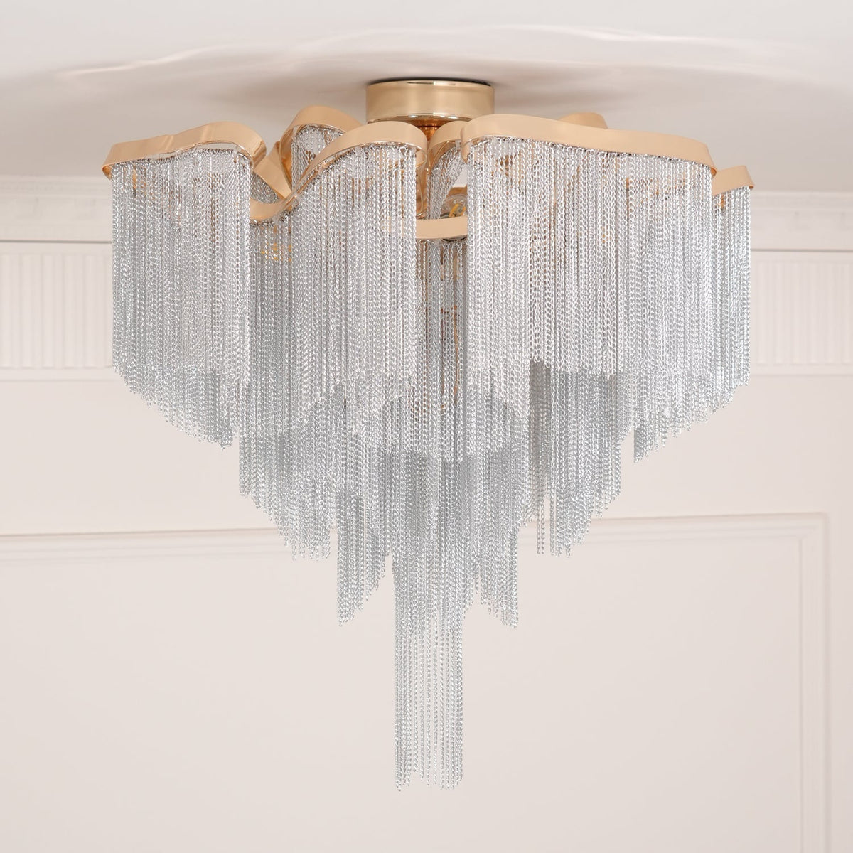Lustra Plafonnier Moderne Art Frange - Neutralighting