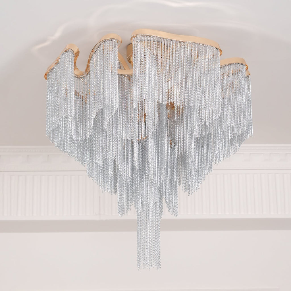 Lustra Plafonnier Moderne Art Frange - Neutralighting