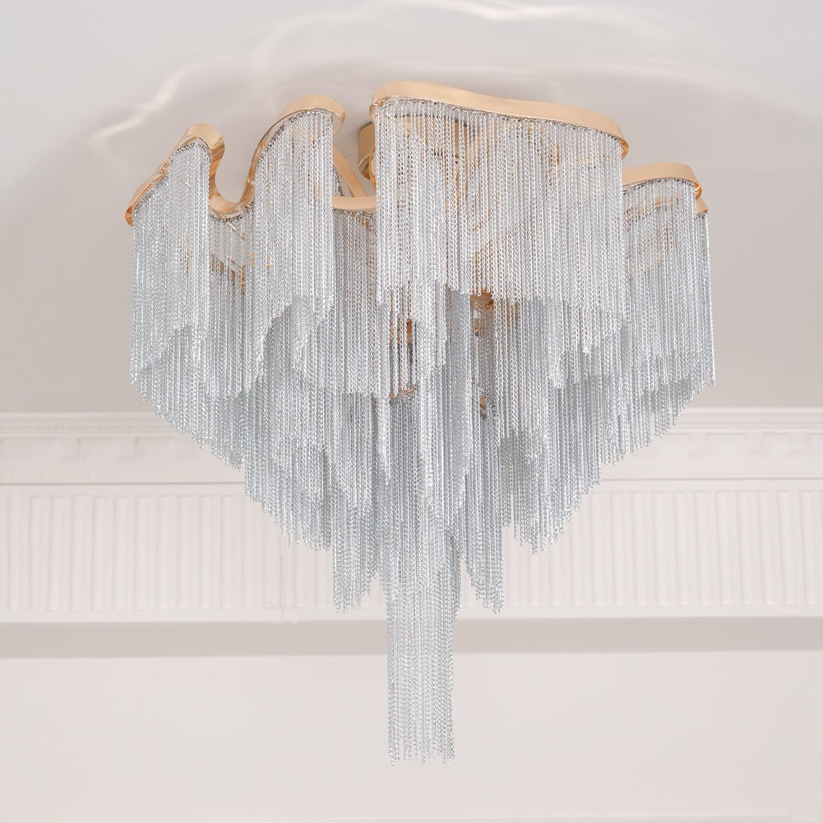 Lustra Plafonnier Moderne Art Frange - Neutralighting