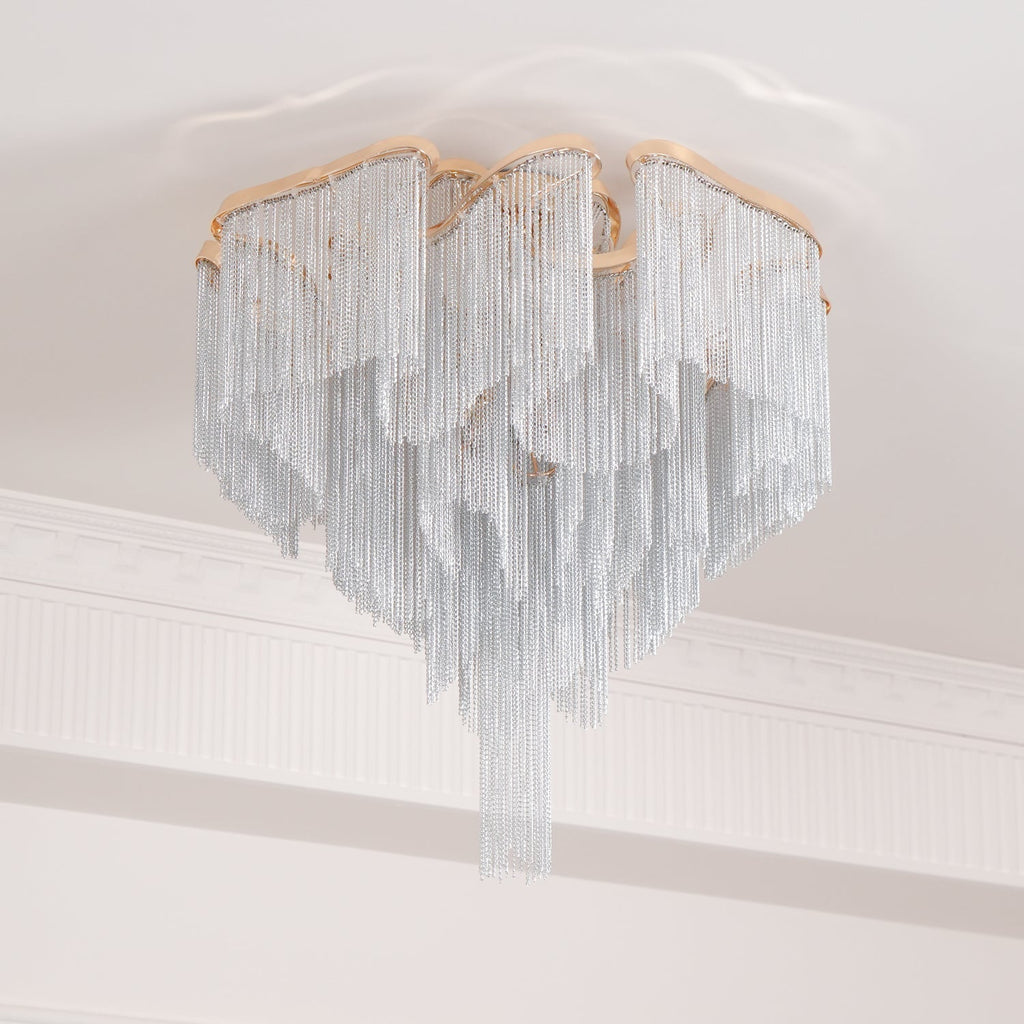 Lustra Plafonnier Moderne Art Frange - Neutralighting