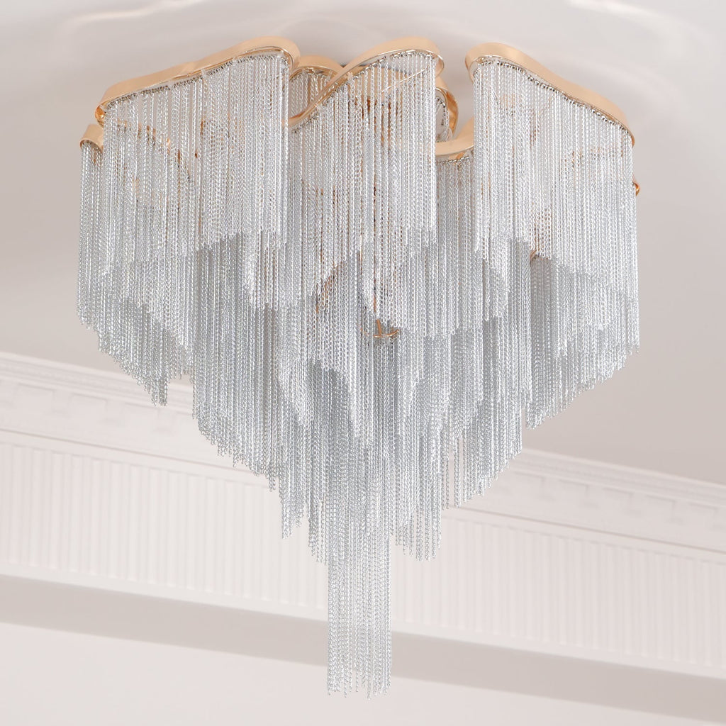 Lustra Plafonnier Moderne Art Frange - Neutralighting