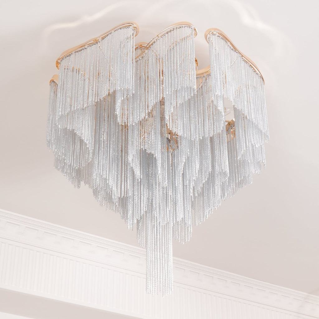 Lustra Plafonnier Moderne Art Frange - Neutralighting