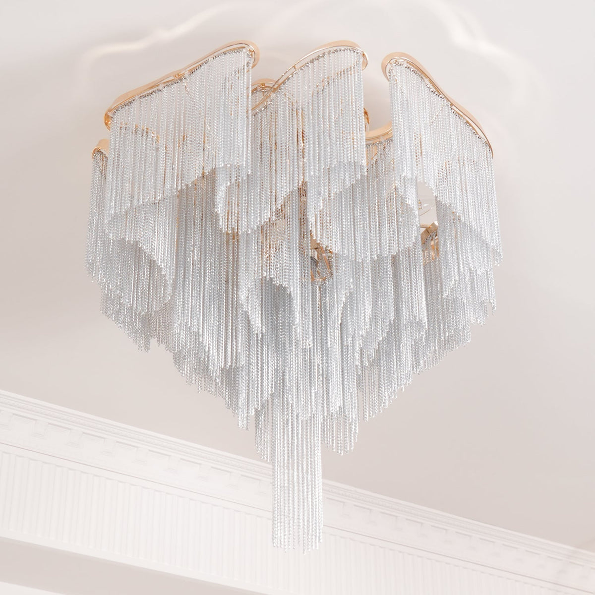 Lustra Plafonnier Moderne Art Frange - Neutralighting