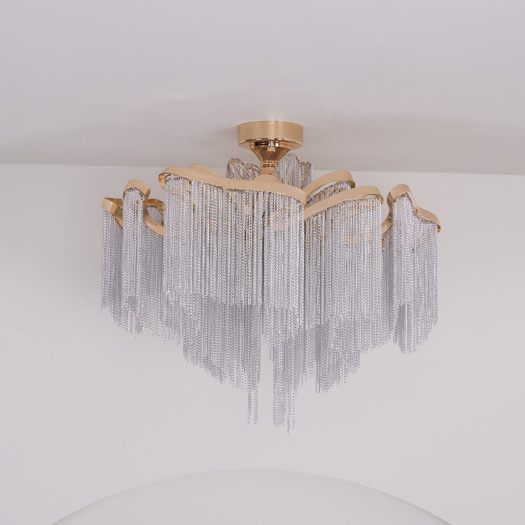 Lustra Plafonnier Moderne Art Frange - Neutralighting