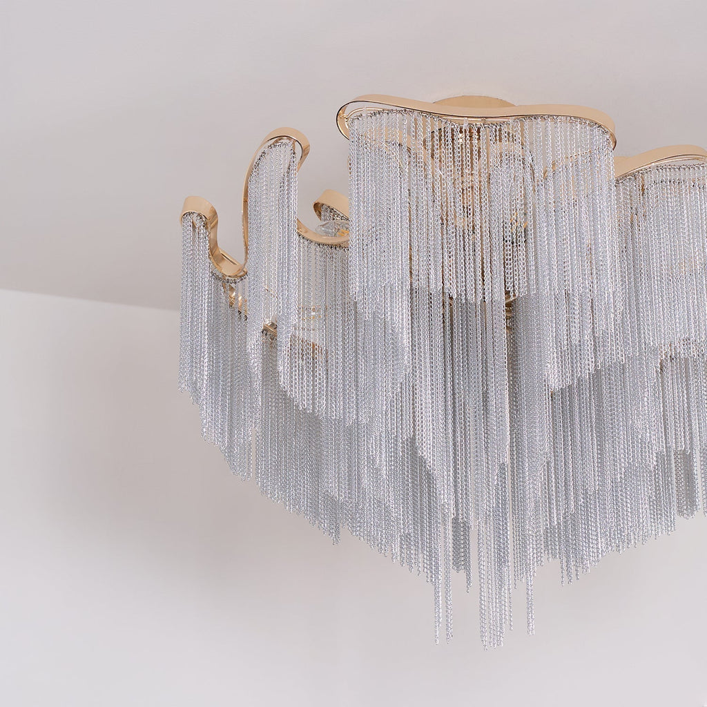 Lustra Plafonnier Moderne Art Frange - Neutralighting