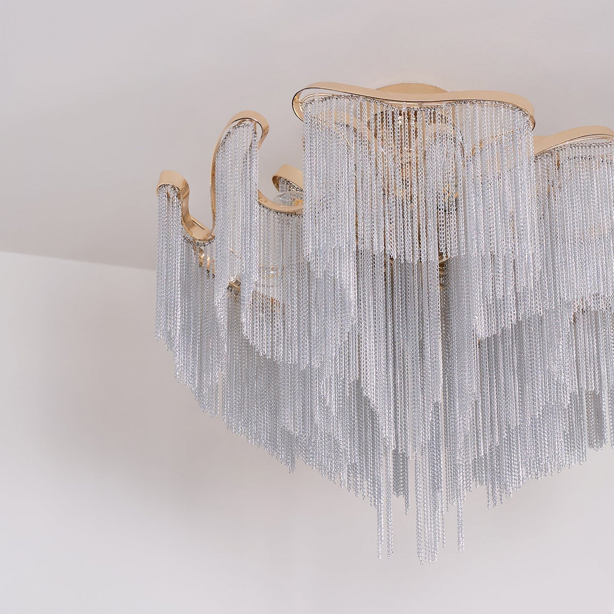 Lustra Plafonnier Moderne Art Frange - Neutralighting