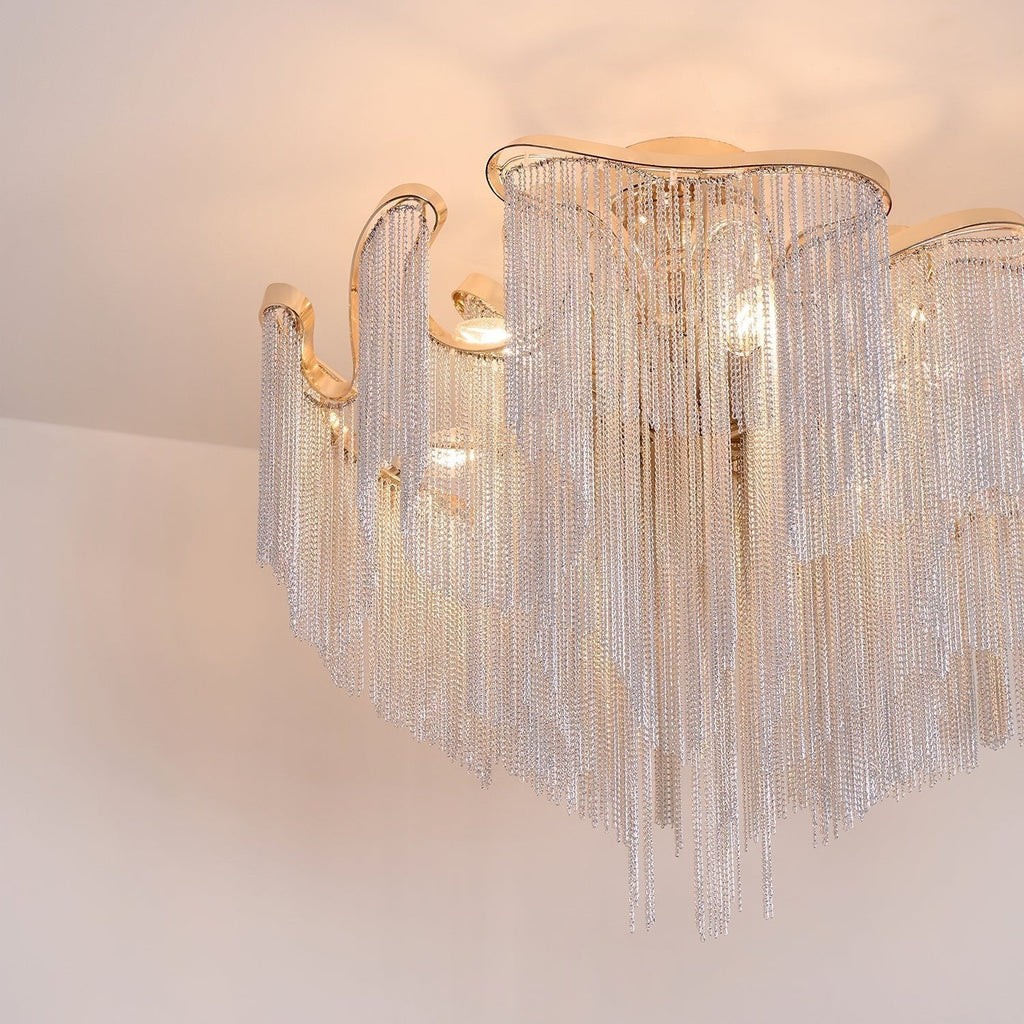 Lustra Plafonnier Moderne Art Frange - Neutralighting