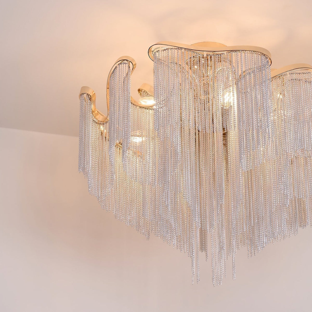 Lustra Plafonnier Moderne Art Frange - Neutralighting