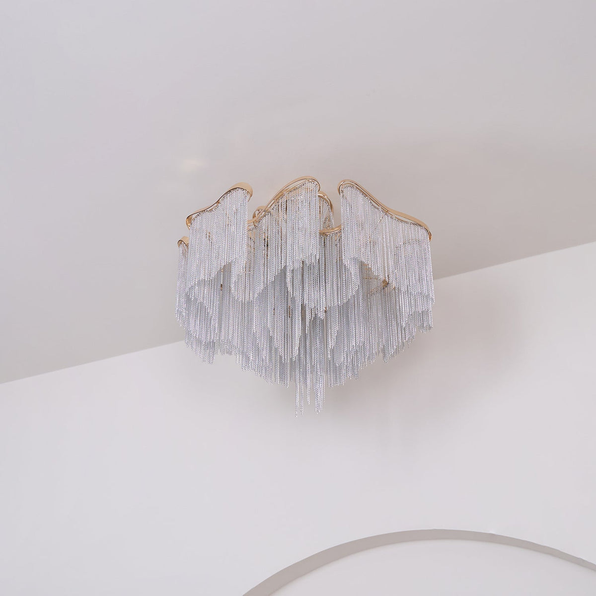 Lustra Plafonnier Moderne Art Frange - Neutralighting