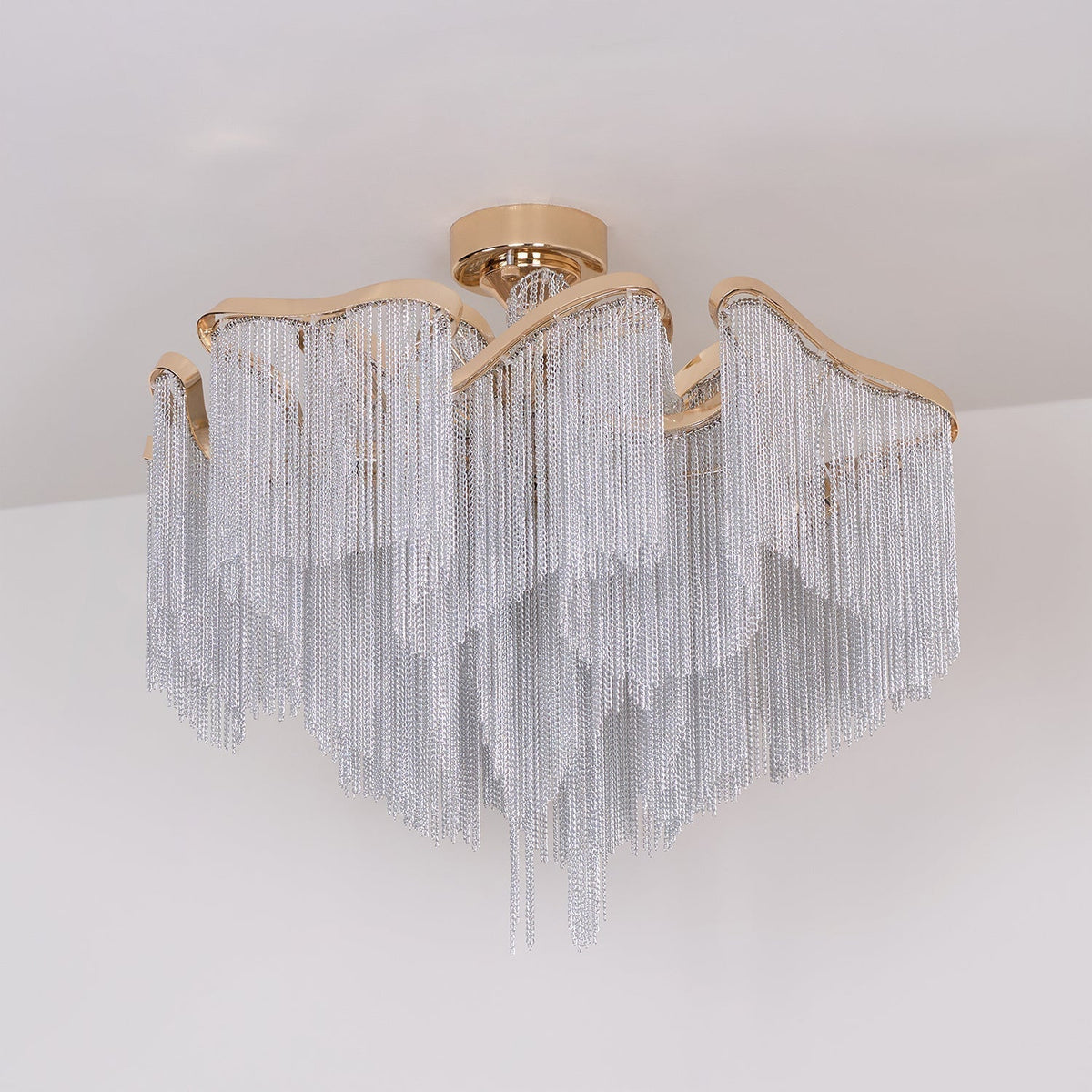 Lustra Plafonnier Moderne Art Frange - Neutralighting