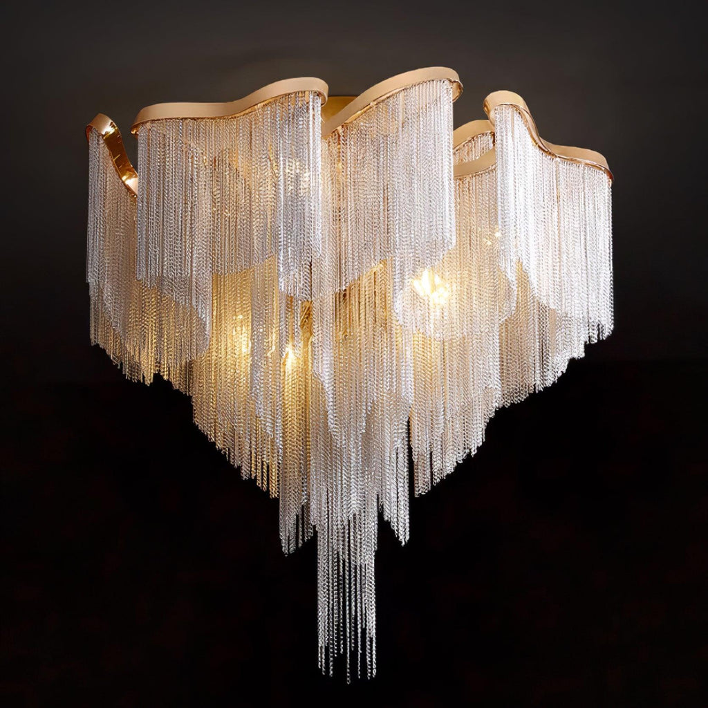Lustra Plafonnier Moderne Art Frange - Neutralighting