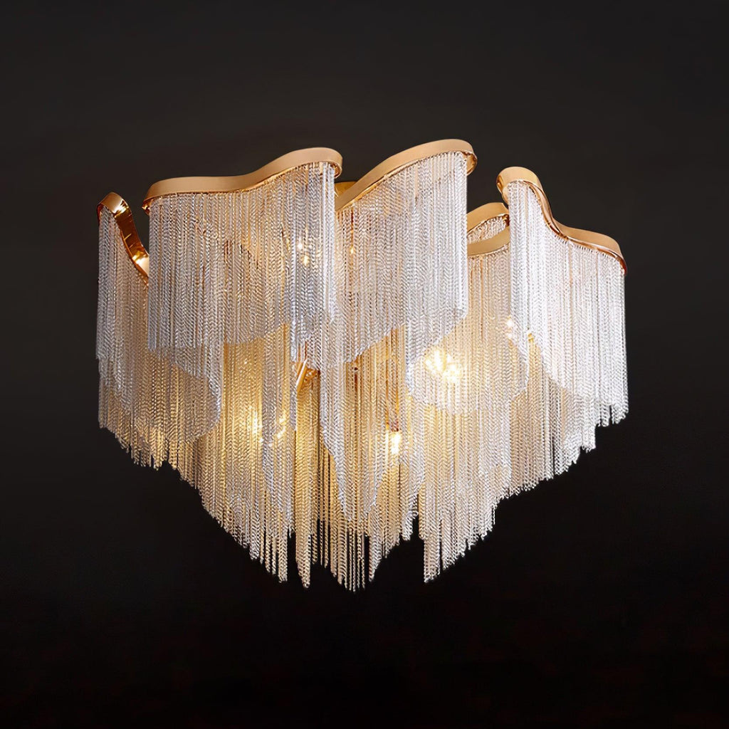 Lustra Plafonnier Moderne Art Frange - Neutralighting