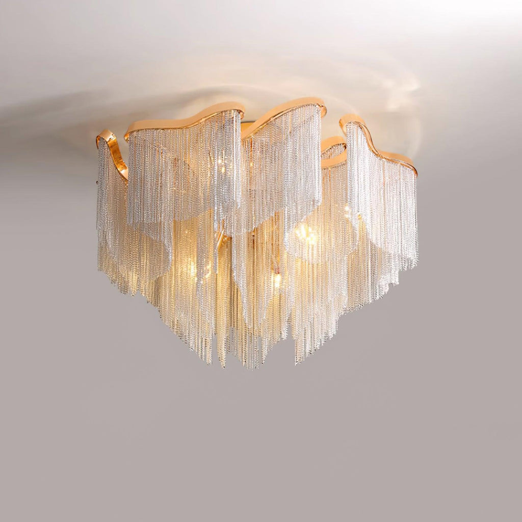 Lustra Plafonnier Moderne Art Frange - Neutralighting
