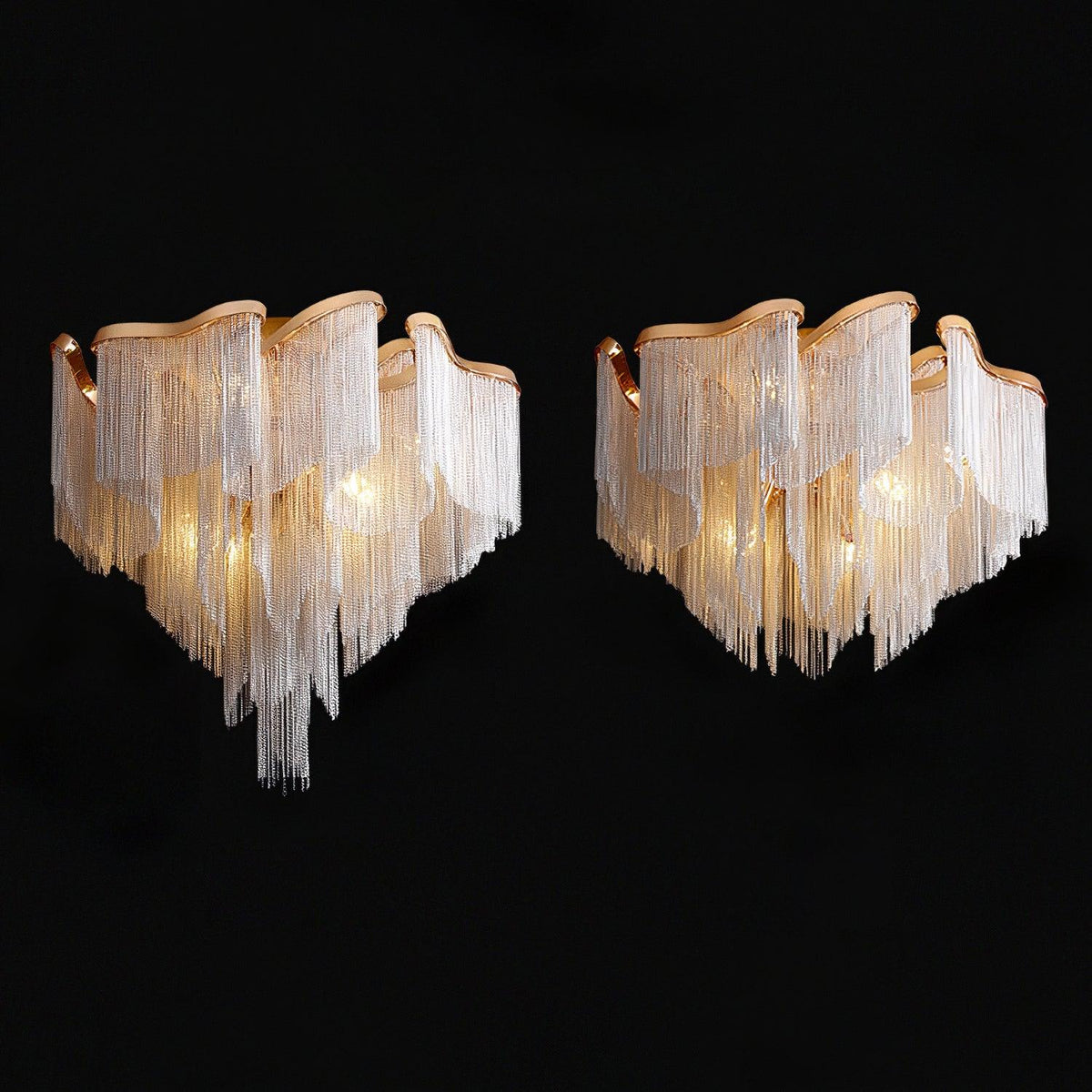 Lustra Plafonnier Moderne Art Frange - Neutralighting
