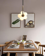 Ardin Chandelier Moderne en Noyer et Laiton - Neutralighting