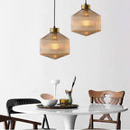 Valentina Suspension Luminaire Moderne LED Gris Fumé Verre Chambre - Neutralighting