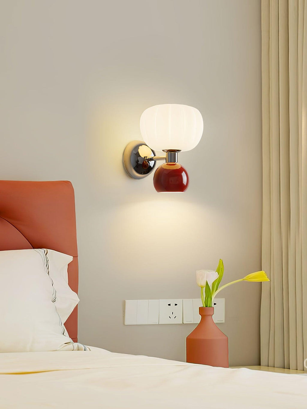 Erraeiel Applique Murale en Plastique Crème Art Nordique - Neutralighting