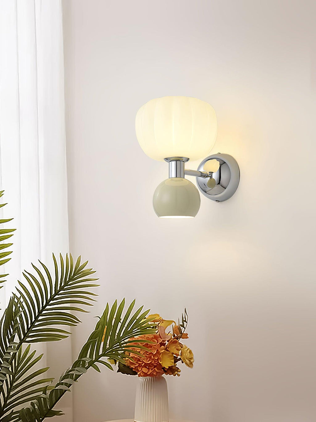 Erraeiel Applique Murale en Plastique Crème Art Nordique - Neutralighting