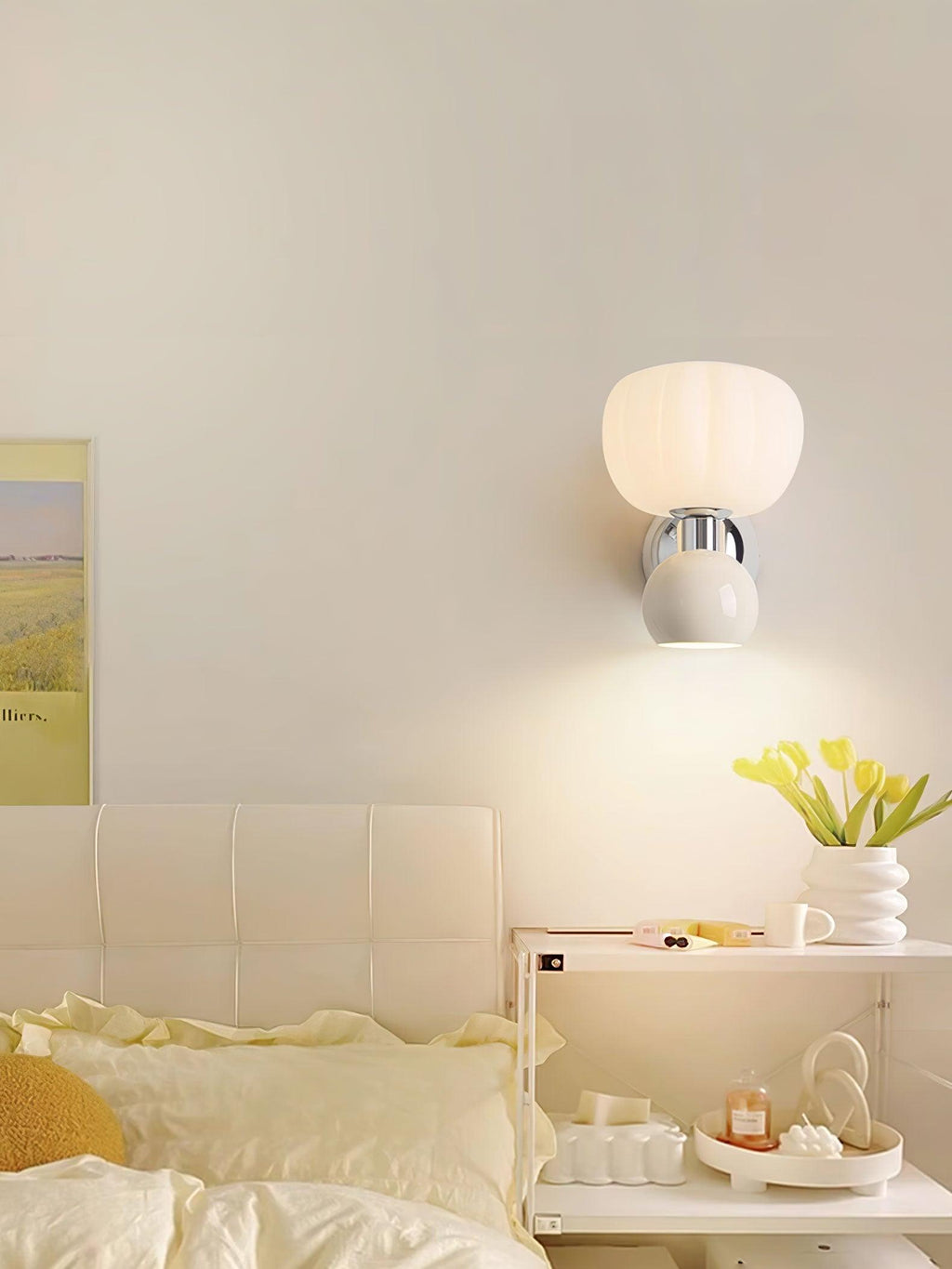 Erraeiel Applique Murale en Plastique Crème Art Nordique - Neutralighting