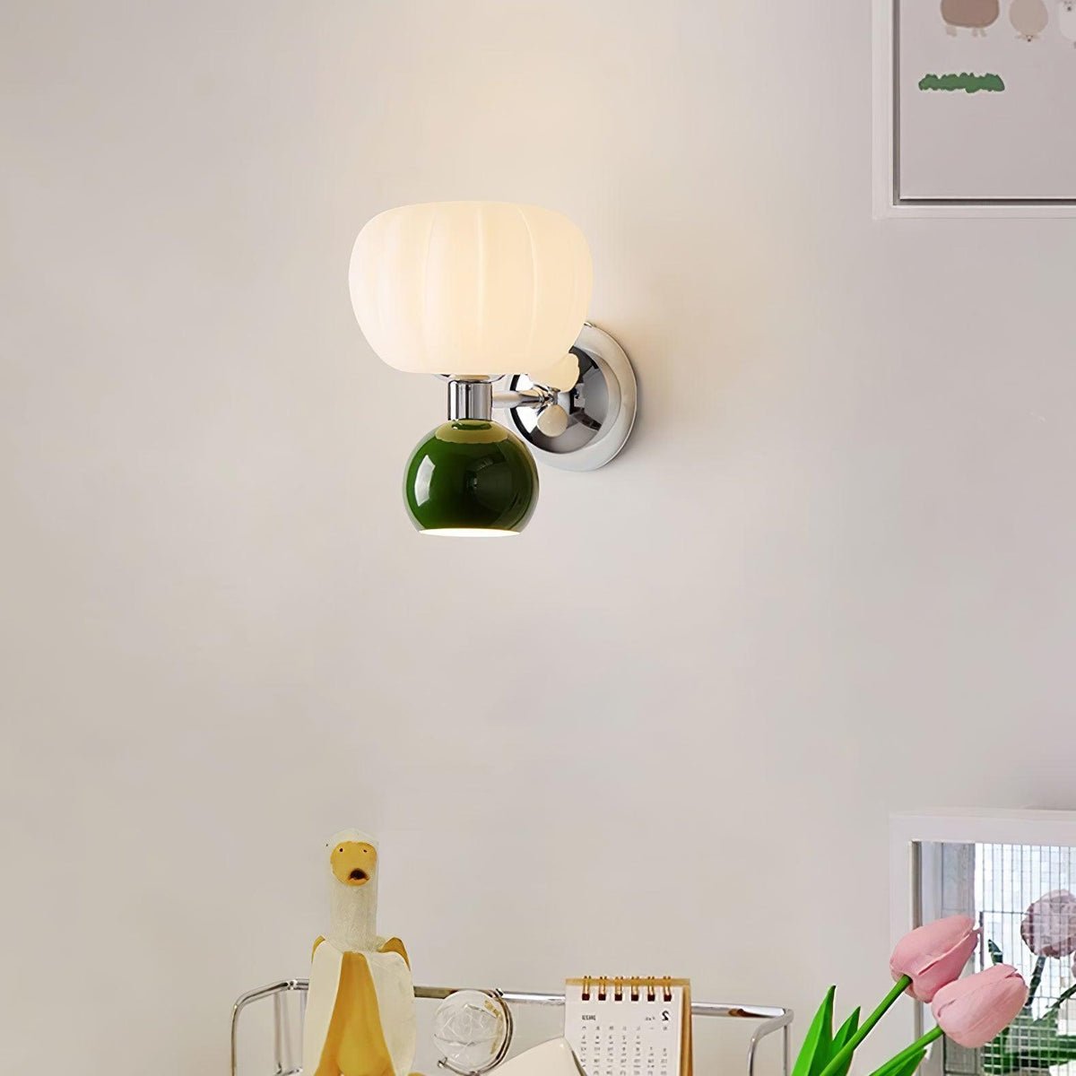 Erraeiel Applique Murale en Plastique Crème Art Nordique - Neutralighting