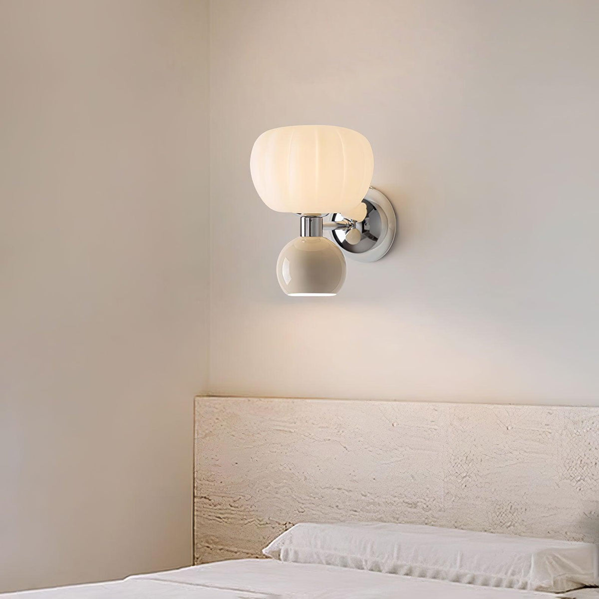 Erraeiel Applique Murale en Plastique Crème Art Nordique - Neutralighting