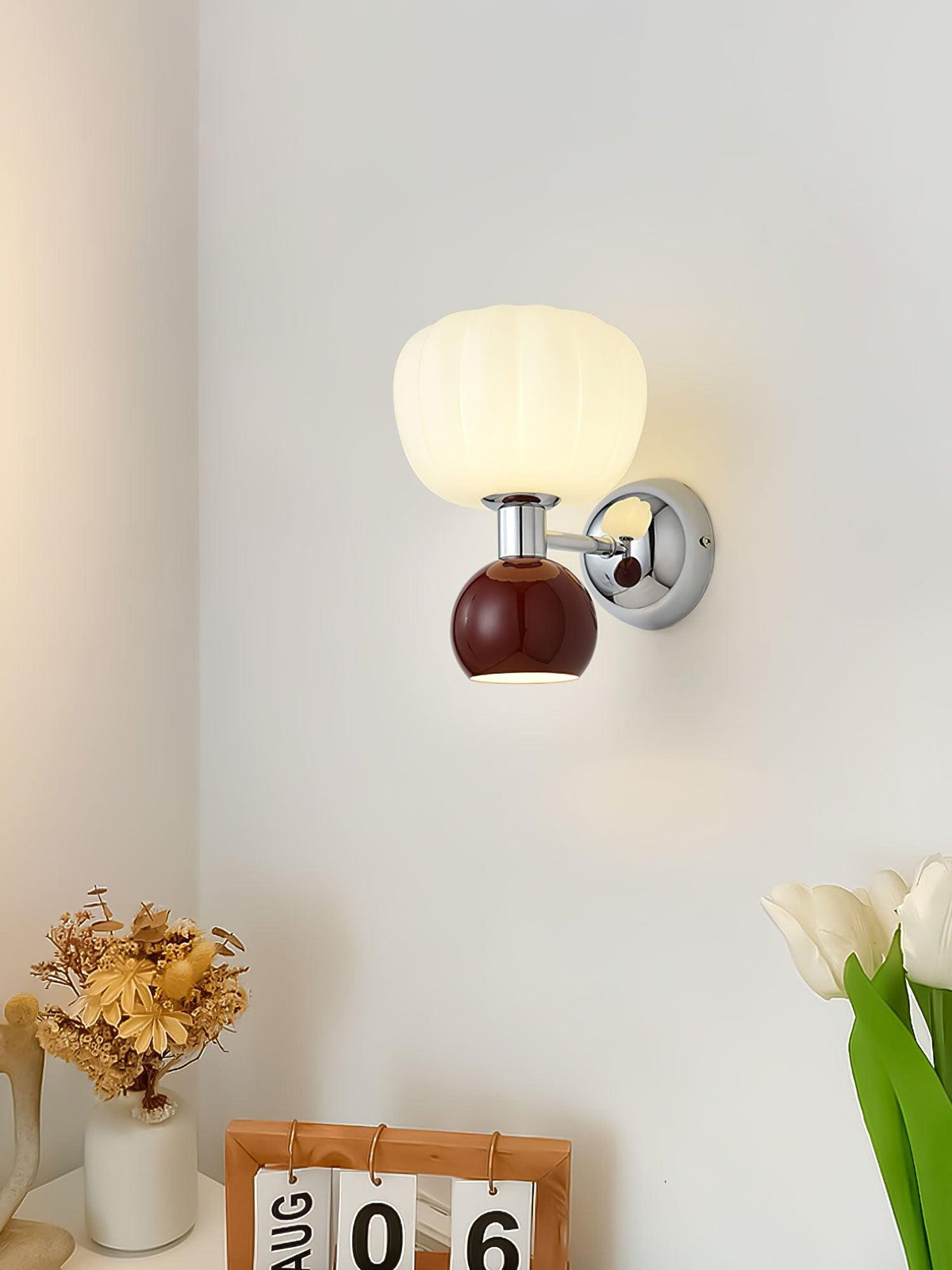 Erraeiel Applique Murale en Plastique Crème Art Nordique - Neutralighting