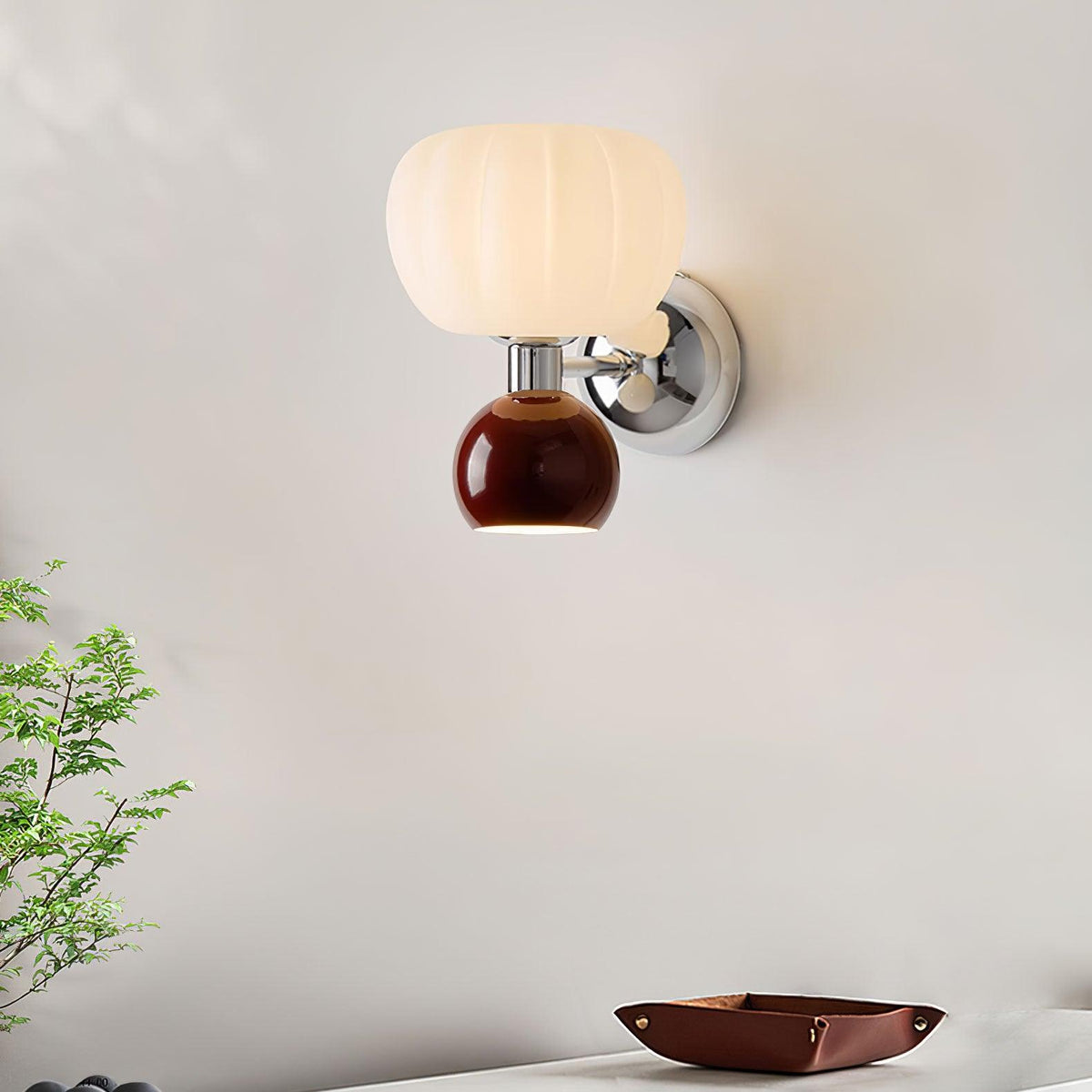 Erraeiel Applique Murale en Plastique Crème Art Nordique - Neutralighting