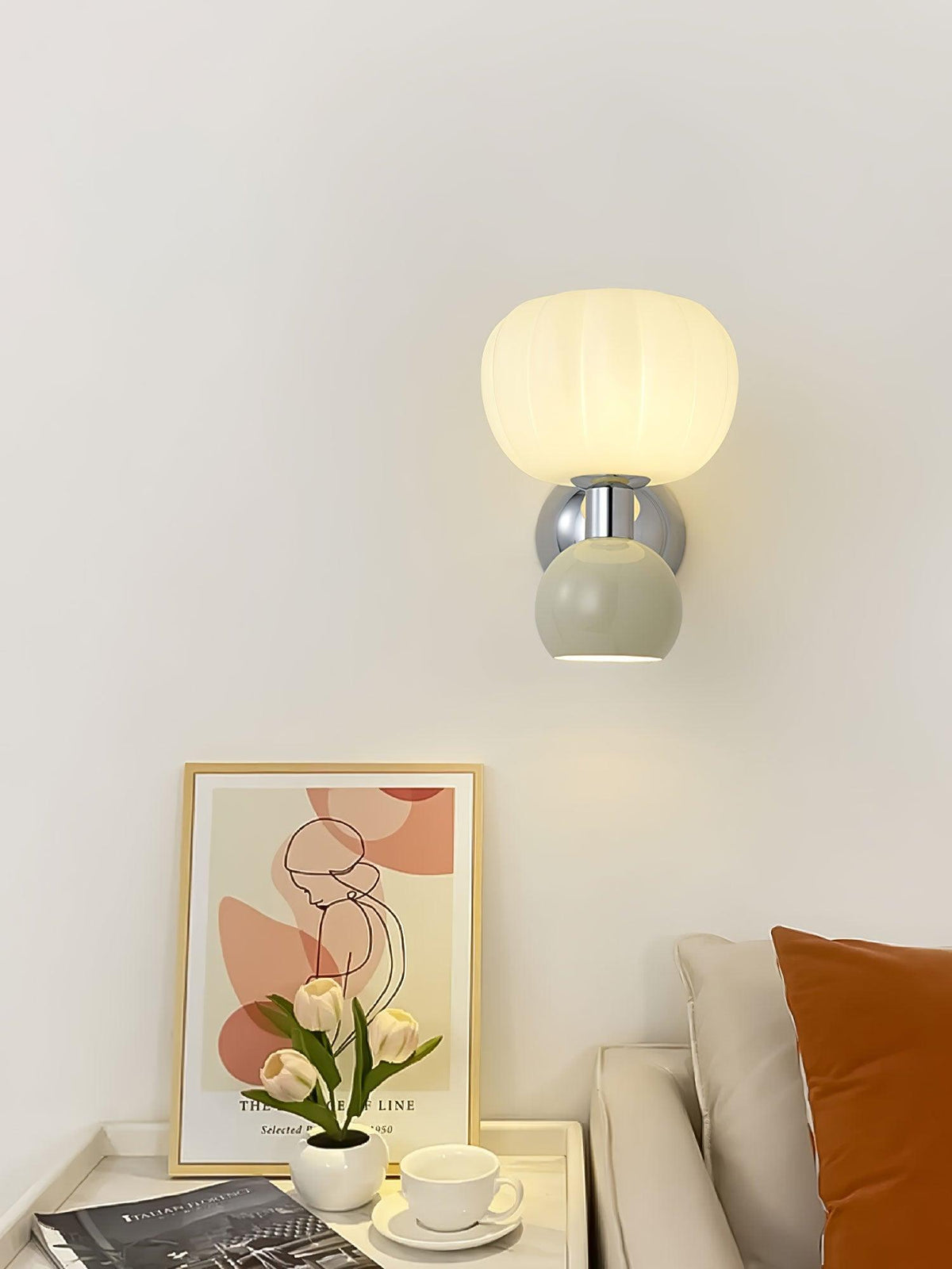 Erraeiel Applique Murale en Plastique Crème Art Nordique - Neutralighting