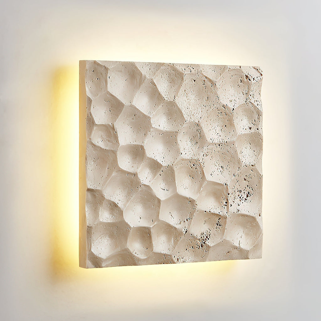 Vedoreth Applique Murale En Travertin à Panneau De Créativité Individuelle - Neutralighting
