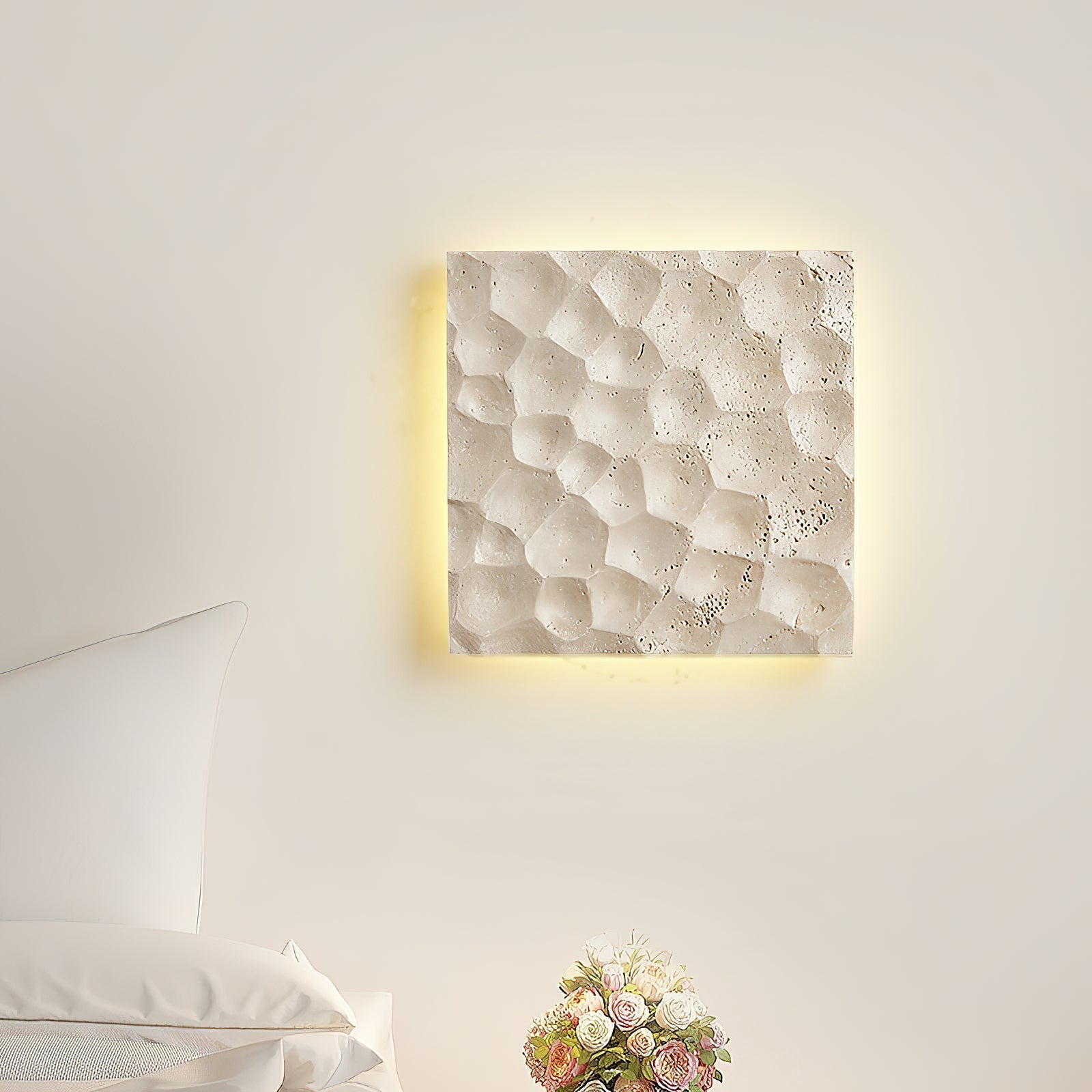 Vedoreth Applique Murale En Travertin à Panneau De Créativité Individuelle - Neutralighting