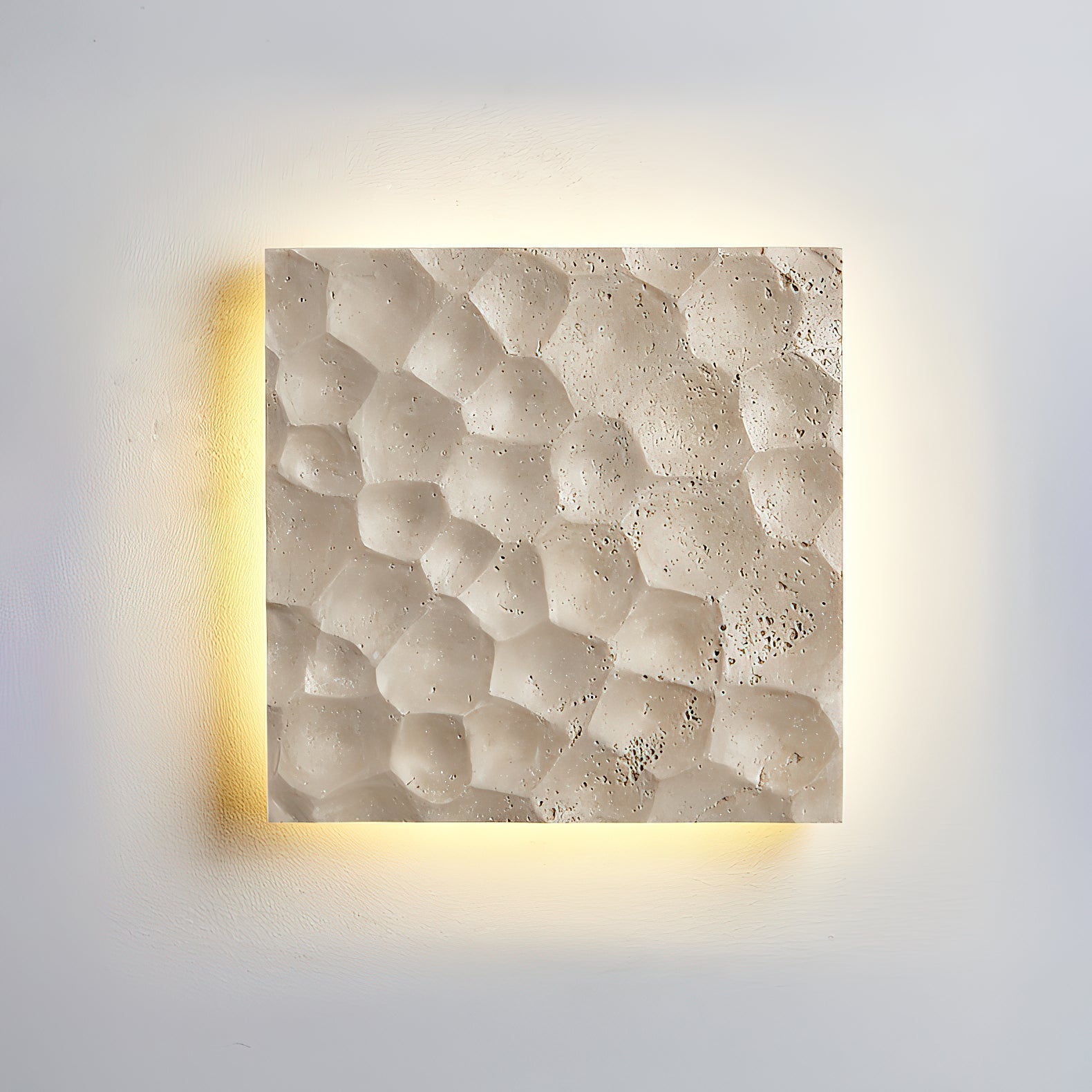 Vedoreth Applique Murale En Travertin à Panneau De Créativité Individuelle - Neutralighting