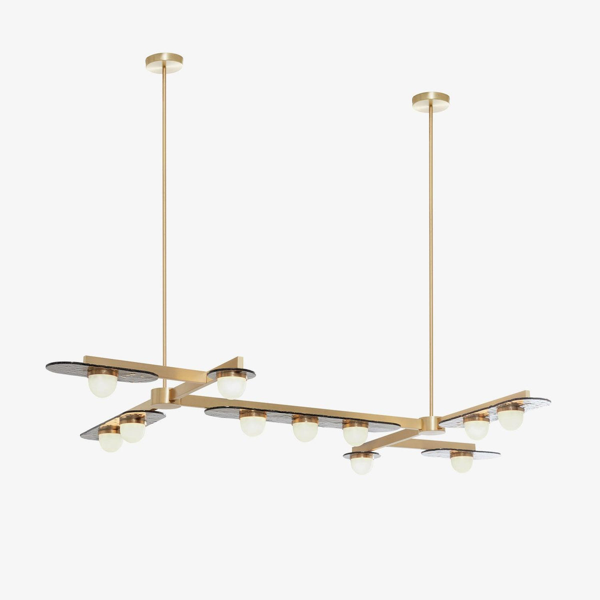 Lustra Chandelier Cadre Doré Linéaire - Neutralighting