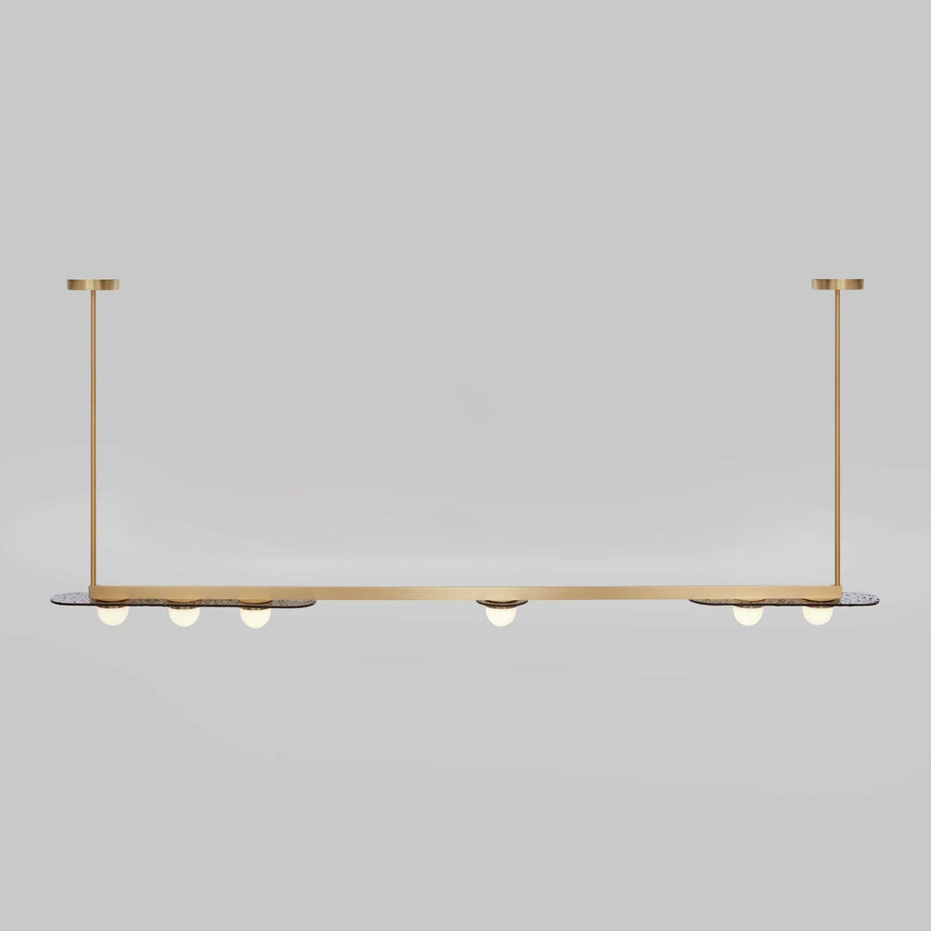 Lustra Chandelier Cadre Doré Linéaire - Neutralighting